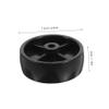 Ciieeo 4-Piece Patio Heater Wheels, Black, PP view 2