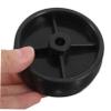 Ciieeo 4-Piece Patio Heater Wheels, Black, PP view 3