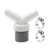 Washing Machine Drain Pipe Y-Connector, 18–24 mm Hoses, 40 mm view 1