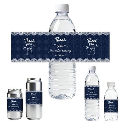ANATTASOUL 30 Pack Water Bottle Labels