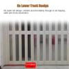 White Custom-Size PVC Folding Sliding Door, Complete Interior Door Set, 220 x 140 cm view 4