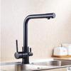 Gold Kitchen Faucet (Black Brushed Gold) view 1