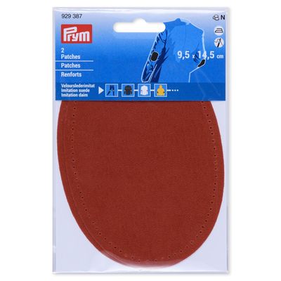 Prym 929387 Velour Leather Imitation Patches