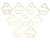 9 Pcs Wooden Cupcakes view 1