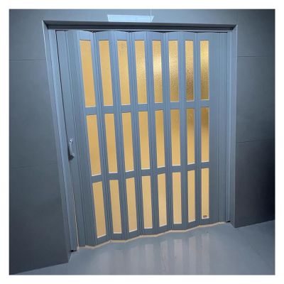 YLLFFLL Custom PVC Folding Interior Door, H220 x W95 cm