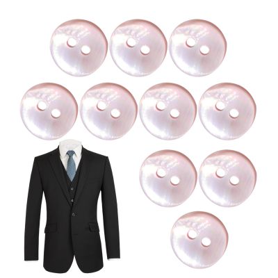 Marsh Shell Eye Buttons - Natural Shell Buttons