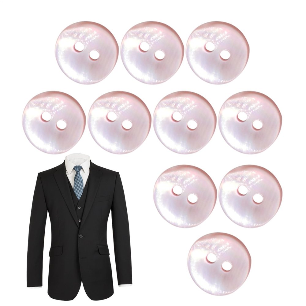 Marsh Shell Eye Buttons - Natural Shell Buttons