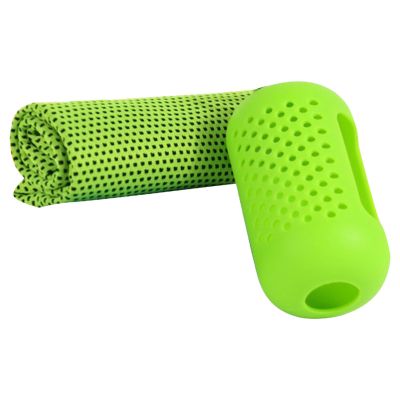 Cooling Microfiber Towel with Carry Bag and Carabiner