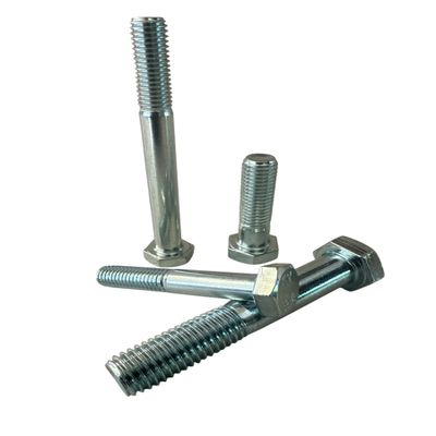 DIN 931 Class 10.9 Hex Head Bolt, M16, Galvanized, 55–280 mm (Quantity Selectable) (1, M16 x 55 mm)