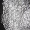 Printed Leheriya Gray Organza, 111.8 cm Wide, by the Yard [11135] Silk view 4