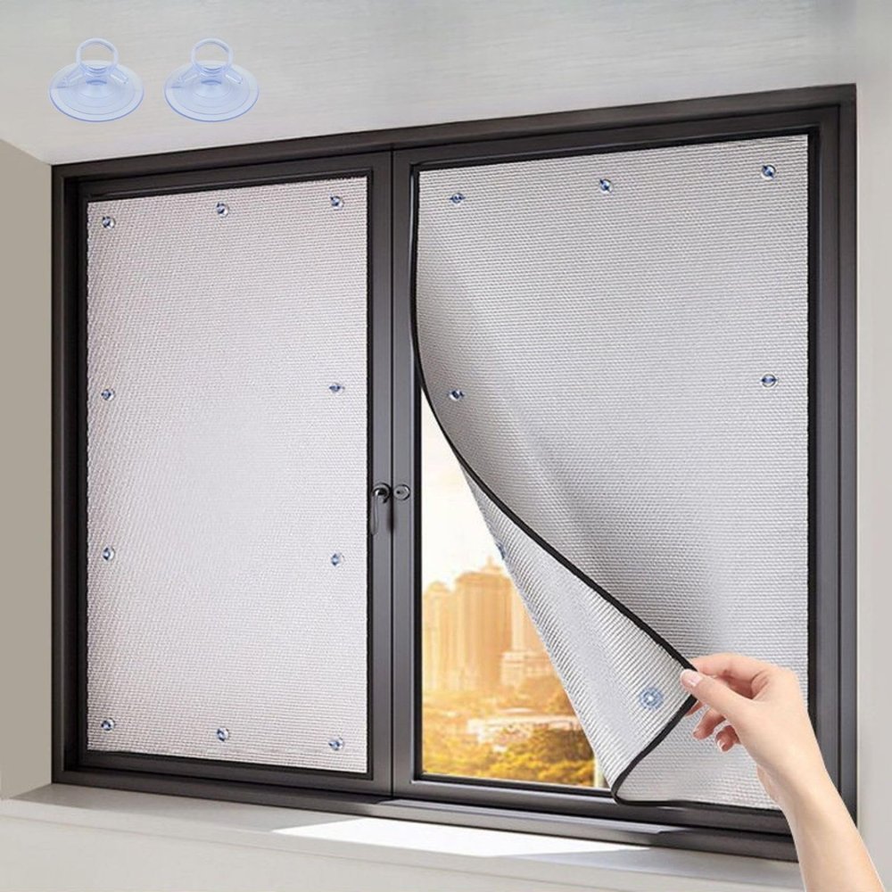 Indoor Window Heat Protection Film 8mm Double Aluminum Insulation