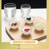 VERDANVERSE 6-Piece Stackable Glass Dessert Bowls for Pudding and Snacks, Heat-Resistant and Elegant view 4
