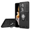 Lucyliy Case for OPPO Reno11 Pro with Sliding Lens Cover, Magnetic Mount, Black view 1