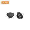 QUARKZMAN 26-Piece Black Rubber Blind Plugs, 10–10.5 mm view 3