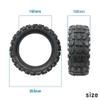 FBANULPEX Electric Scooter Replacement Tire Set, 11-Inch 100/65-6.5 Off-Road Tubeless Tires view 4