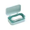 2-Layer Soap Dish with Lid, Portable Soap Box view 1