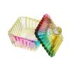Heart-Shaped Crystal Glass Dappen Dish view 1