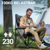 EVER ADVANCED Folding Camping Chair, 24.4" Wide, Padded, Supports up to 507 lb view 2