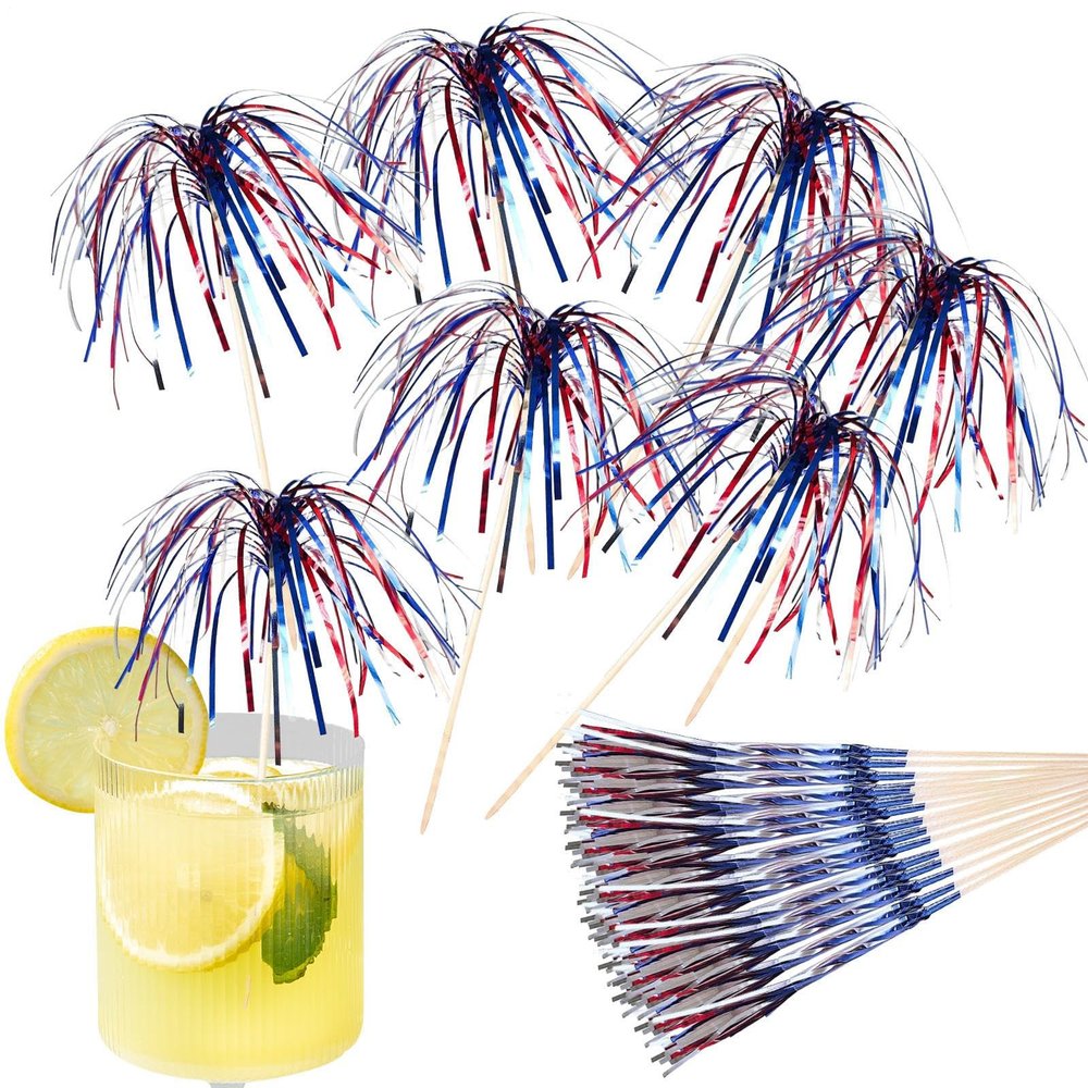 Wooden Cocktail Picks - 50 Count