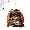 Halloween Gnome Pumpkin Ornaments view 1