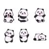 Set of 6 Cartoon Panda Theme Patches view 1