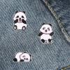Set of 6 Cartoon Panda Theme Patches view 4