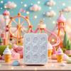 White Cake Mold & Ice Cream Popsicle Silicone Keychain view 2