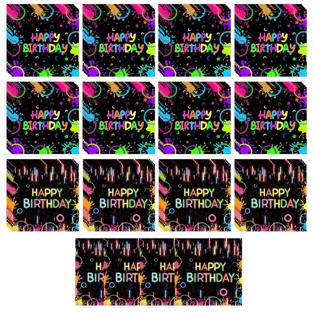 JDNFKG 64 Colorful Napkins