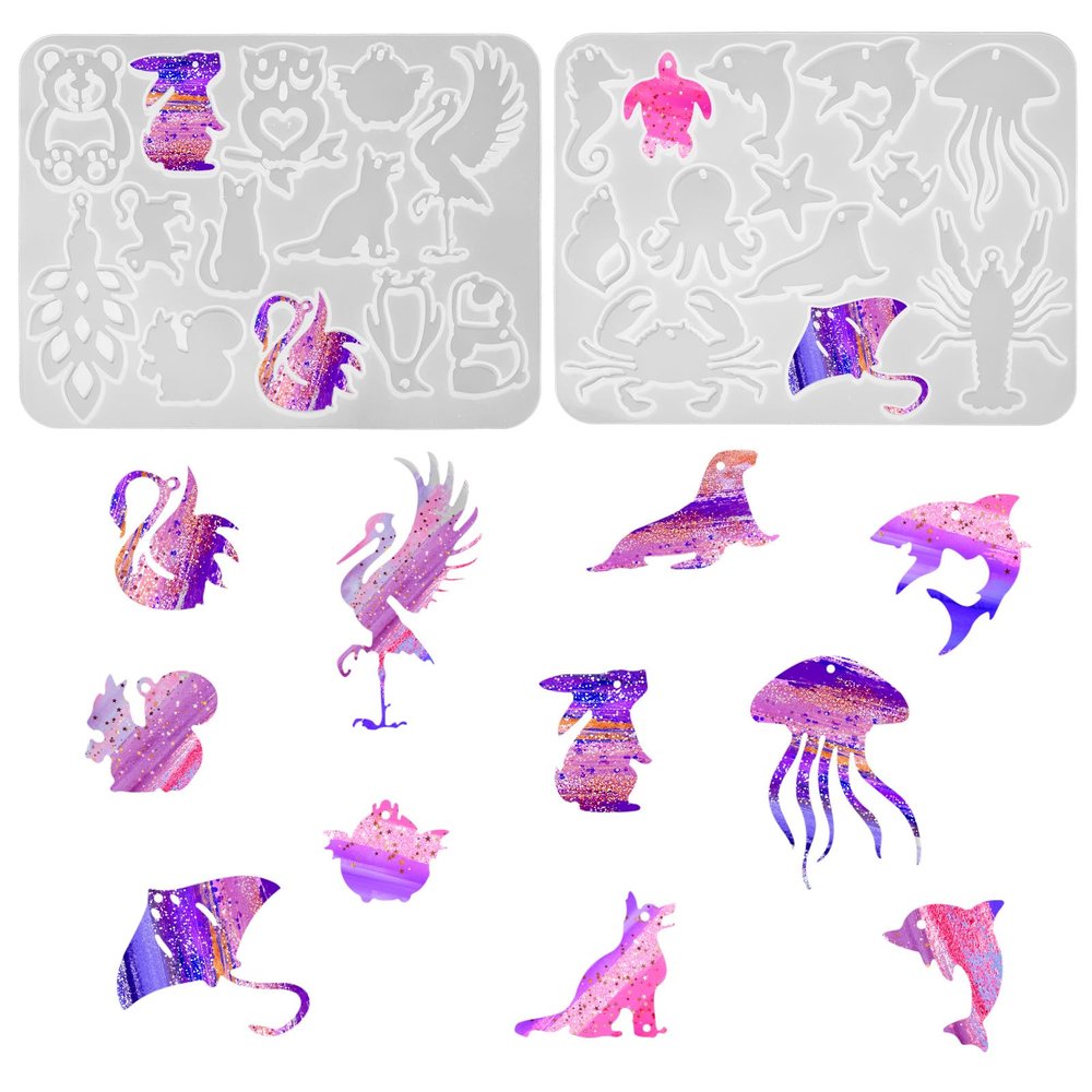 lasuroa 2-Piece Earring Molds