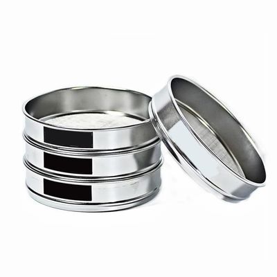 20 cm Diameter 12–200 Mesh Laboratory Test Sieve, 304 SUS Mesh, Chrome-Plated Frame (180 Mesh)