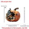 Halloween Gnome Pumpkin Ornaments view 2