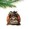 Halloween Gnome Pumpkin Ornament view 1