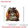 Halloween Gnome Pumpkin Ornament view 2