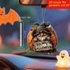 Halloween Gnome Pumpkin Ornament view 3
