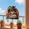 Halloween Gnome Pumpkin Ornament view 4