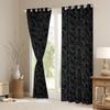 Homemissing Black Damask Gothic Skull Curtains, 2 Panels, 175 x 140 cm view 3