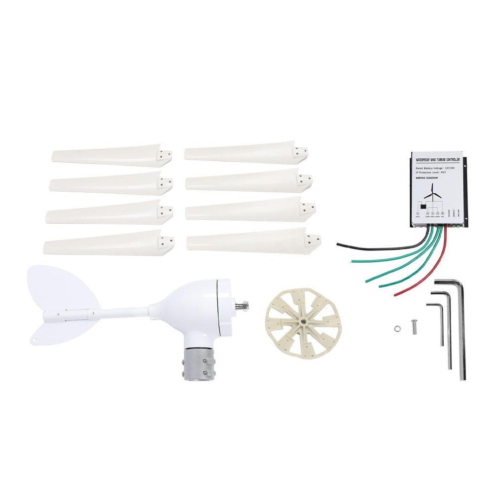 400W 12V Wind Turbine Generator for Boats, RVs, and Homes