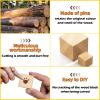 260 Small Wooden Cubes for Crafting view 4