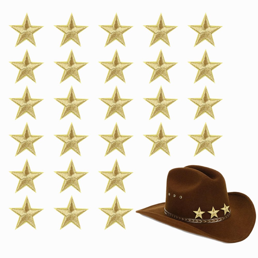 30 PCS Star Iron-On Patches