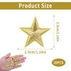 30 PCS Star Iron-On Patches view 2