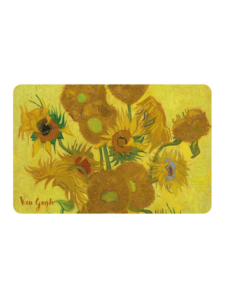 Arty Van Gogh Sunflower Mat