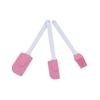 3 x Pink Silicone Brushes Set view 1