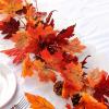 Quorlis Autumn Decor Garland Maple Leaves 175cm view 3