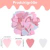 15g Heart Confetti Glitter Pink Rose Gold for Weddings, Birthdays, Baptisms, Valentine's Day view 2