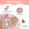 15g Heart Confetti Glitter Pink Rose Gold for Weddings, Birthdays, Baptisms, Valentine's Day view 3