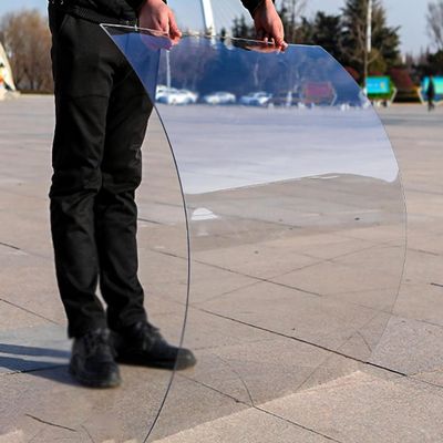NIANXINN 1 mm Transparent Polycarbonate Roofing Sheet, 50 x 1500 cm