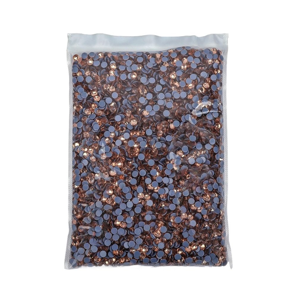 GHHZML Hotfix Rhinestones, 14,400 Pieces, SS6–SS20, Champagne SS10
