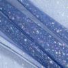 1.5m x 1m Glitter Star Tulle Mesh Fabric Black (Blue) view 1