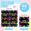 MSLHUB 48 Pack Happy Birthday Party Napkins view 2