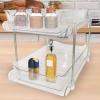 Pull-Out Cabinet Organizer with 2-Tier Drawers view 2